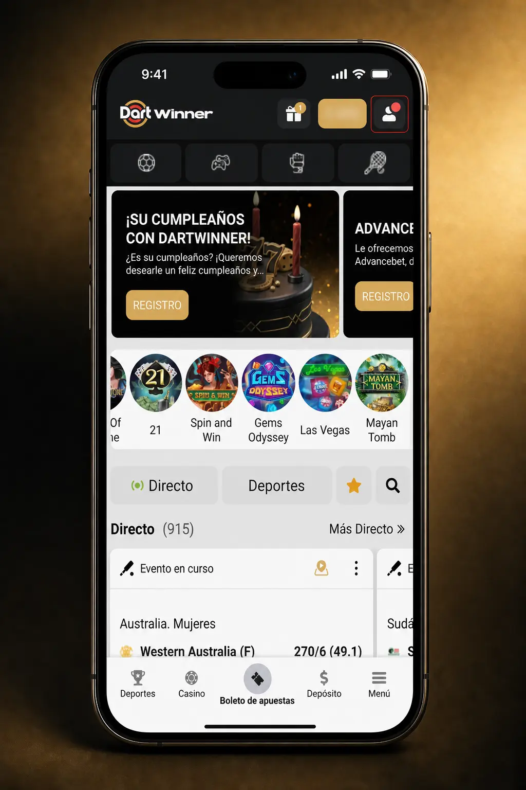 Pasos para verificar tu cuenta en DartWinner: DNI, comprobante de domicilio y medio de pago para habilitar retiros.